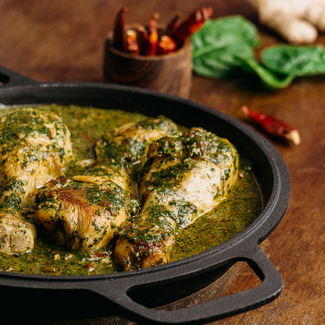 Sautéed Chicken with Spinach